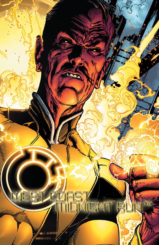 West Coast Midnight Run Sinestro Poster