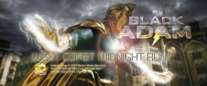 Black Adam West Coast Midnight Run Poster Dr Fate
