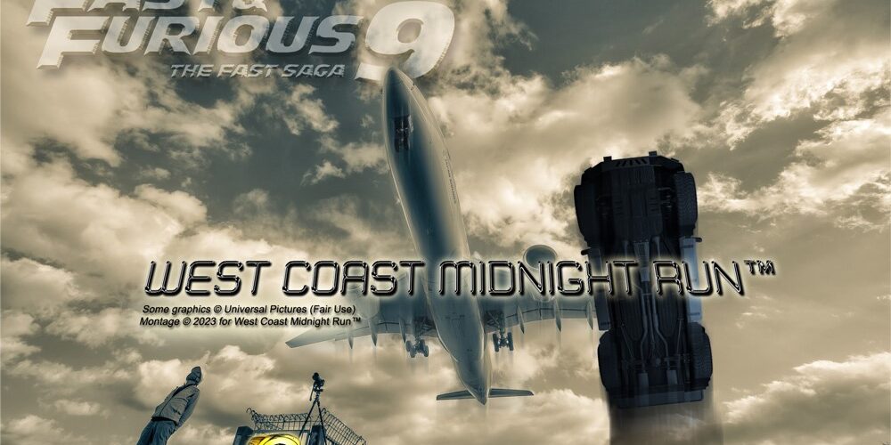 Furious 9 Jet Setting Exclusive Poster 2023 from West Coast Midnight Run